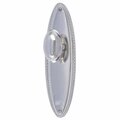 Brass Accents Revere 10.06 in. Door Knobs with Privacy 2.38 in. Backset - Satin Nickel Finish D05-K650G-RVR-619
